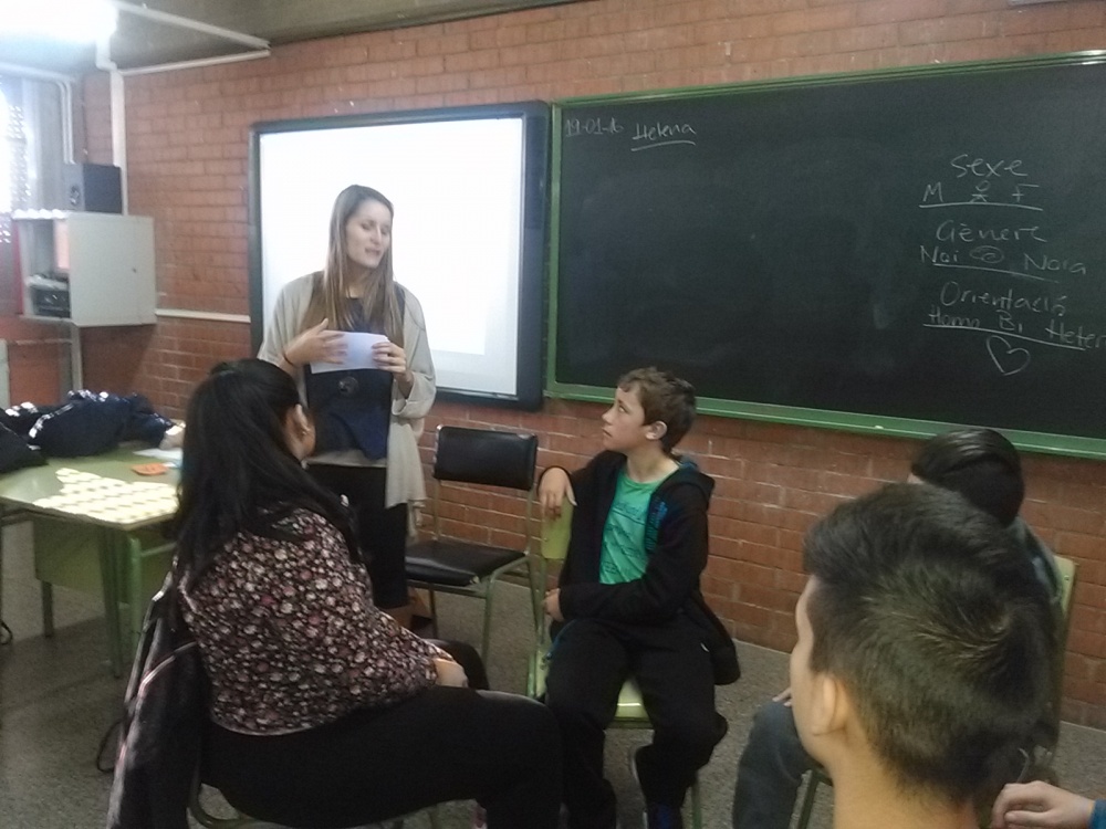 Taller sobre sexualitat per a 2n d'ESO a càrrec de la sexòloga Helena Galé