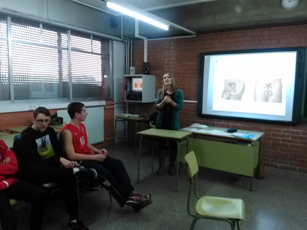 Taller sobre sexualitat per a 2n d'ESO a càrrec de la sexòloga Helena Galé