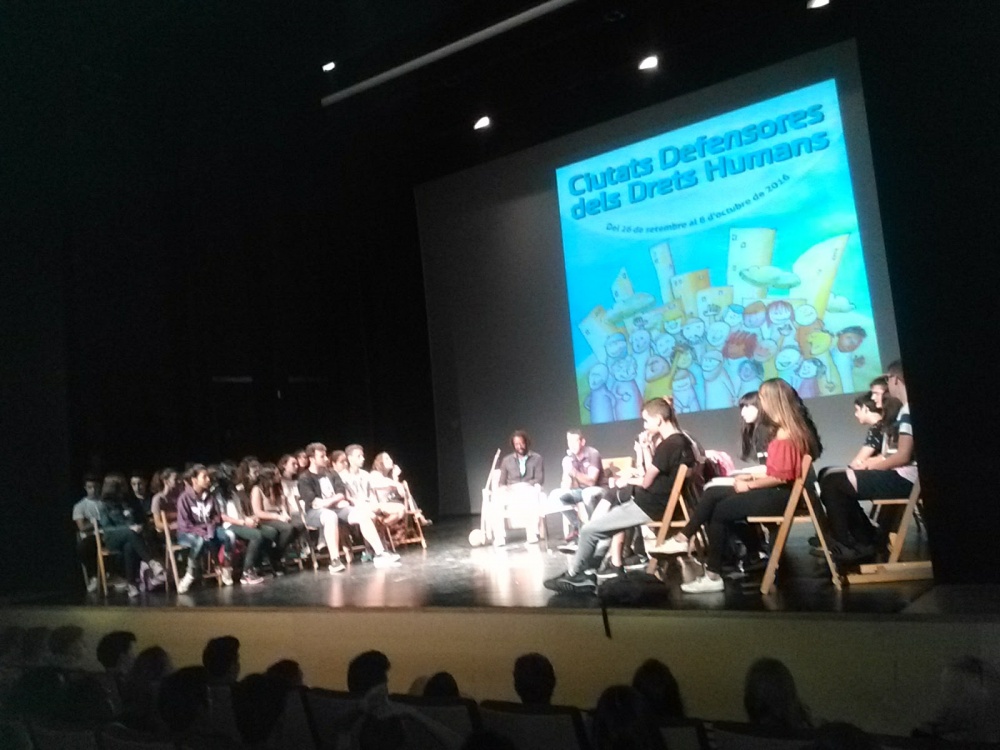 Xerrada sobre drets humans a l'Auditori Mercè Rodoreda