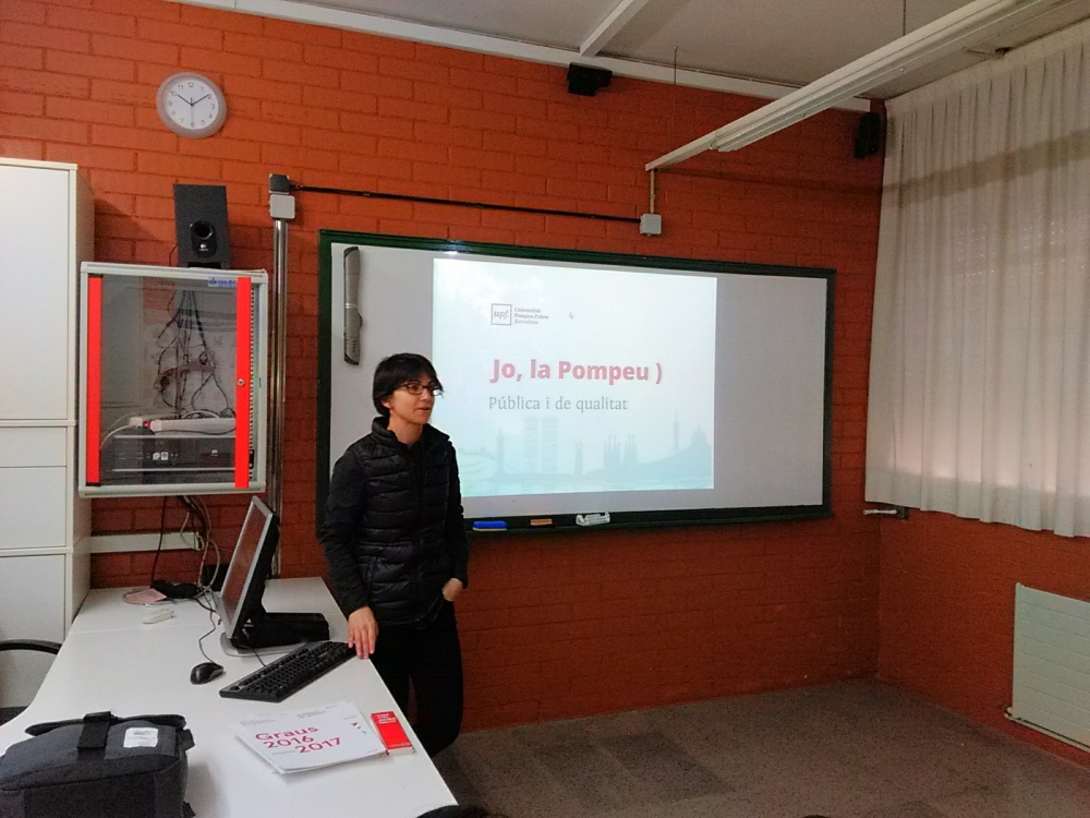 Xerrada orientació universitària Universitat Pompeu Fabra