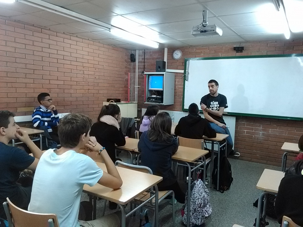 Taller sobre prevenció de drogues a càrrec de CAS Eines