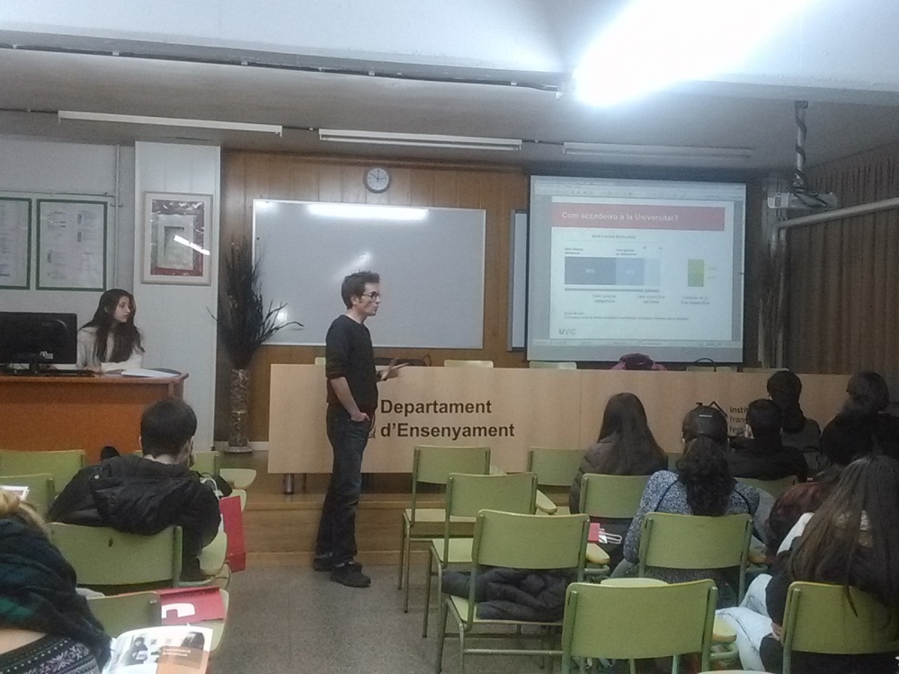 Xerrada sobre Orientació Universitària a càrrec de Universitat de Vic