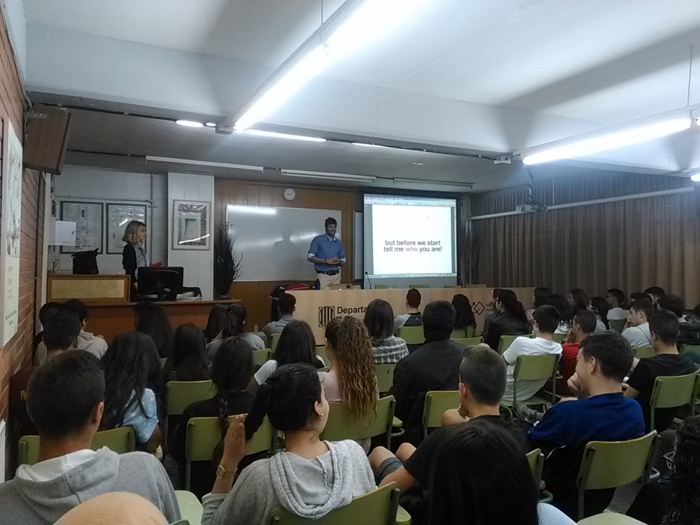 Xerrada sobre Emprenedoria en anglès a càrrec de Josep Carrizo