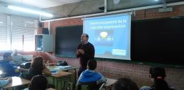 Taller sobre Emprenedoria a càrrec de Jordi Balcells i Antonio Gámez Aula Actual